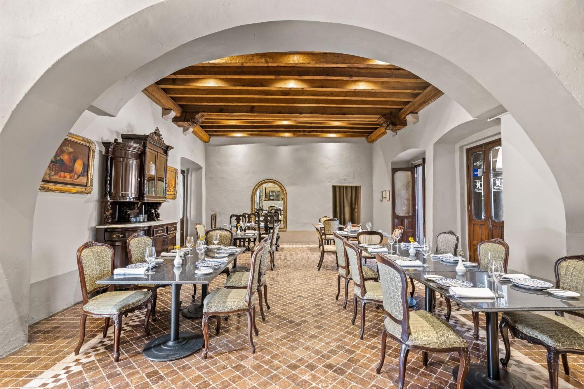 Готель Quinta Real Пуебла Екстер'єр фото Restaurant
